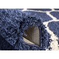 thumbnail image 5 of Safavieh Hudson Shag Collection SGH280C Navy and Ivory Square Area Rug, 7 feet Square (7' Square), 5 of 5