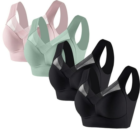 Sokhug Bras for Women Pack of 4 Women s Strapless Lace Underwear With Thin Side Collection And Daily Bra