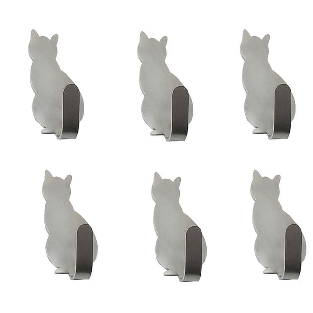 Crochets en Forme d'Animaux Mignons, Sans Perforation avec Crochets Adhésifs pour Décoration Intérieure