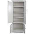 thumbnail image 3 of American Heartland 30791WH Rustic Double Door Pantry, Bright White, 3 of 3