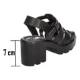 thumbnail image 3 of Sandalias Ozono Negro Para Mujer [ozo2926] negro 24 MX, 3 of 10