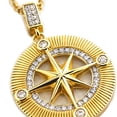 thumbnail image 4 of MOON & SELF Collar Ruta Estelar Laminado Oro 18k con Pavé de Cristales, 4 of 5