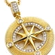thumbnail image 4 of MOON & SELF Collar Ruta Estelar Laminado Oro 18k con Pavé de Cristales, 4 of 5