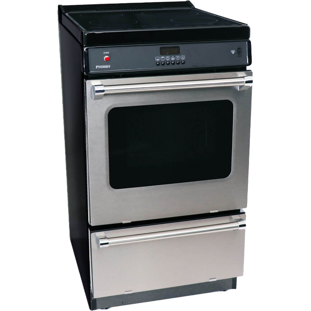 Premier 2.4 Cu. Ft. Black Freestanding Electric Induction Range