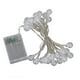 thumbnail image 1 of Guirnalda de luces LED con forma de globo, alimentadas por batería, de colores, IP66, resistentes al agua, para decoración navideña, 3 metros, 30 luces, 3 pilas AA, 1 of 2
