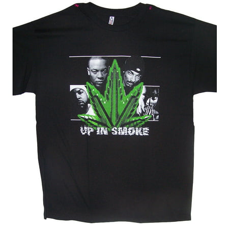 Up in Smoke Snoop Dog 2Pac Dr Dre Ice Weed Cotton T-Shirts (HhTs16-2XL