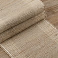 thumbnail image 1 of Bouclair Grey Natural Table Runner, 1 of 8