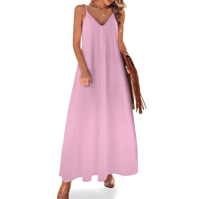 ALGODÓN DE AZÚCAR LISO SÓLIDO MÁS DE 100 TONOS DE ON OZCUSHIONS Vestido sin mangas vestidos de fiesta traje de festival mujeres