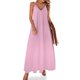 thumbnail image 1 of ALGODÓN DE AZÚCAR ROSA LISO SÓLIDO MÁS DE 100 TONOS DE ROSA EN OZCUSHIONS Vestido sin mangas vestidos para mujer verano traje de mujer, 1 of 7