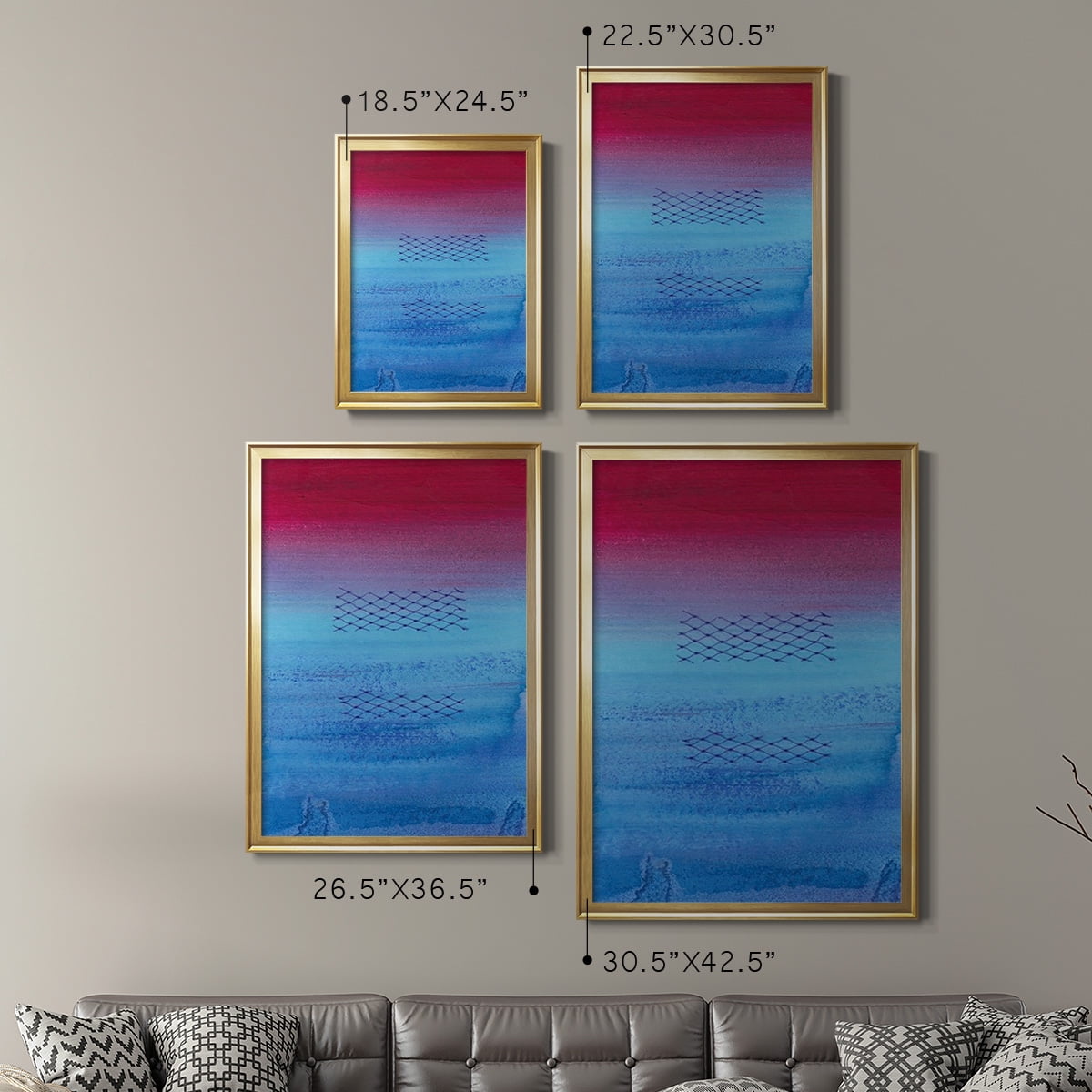 Gently Oppose II Premium Framed Print, in Gold, Black, or Silver - Ready to Hang