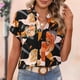 thumbnail image 1 of Camisas informales para mujer, camisa holgada con cuello en V a la moda, jersey pintado, Tops para mujer de oficina FLhrweasw Nuevo, 1 of 7