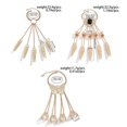 thumbnail image 3 of Chain Claw Rings Bracelets Finger Rings Bracelets Chain Bracelet with Finger Nails Tip Claw Rings Ancient Queen Costume Multicolor, 3 of 4