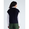 thumbnail image 3 of Free Assembly Women's Cable Knit Sweater with Short Sleeves, Lightweight, Sizes XS-XXL, 3 of 5
