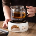 thumbnail image 3 of Round Teapot Warmer with Candle Holder Tea Heat Heating Tea Warmer, 3 of 7