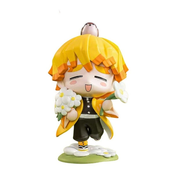 Caja ciega Demon Slayer Birth Flower Series, caja sorpresa, figura de acción Original, modelo de dibujos animados, colección de cajas misteriosas, regalo de vacaciones