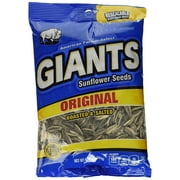 GIANTS Original Salted Jumbo Sized Sunflower Seeds 5.75-Ounce Bags Pack of 12