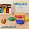 thumbnail image 4 of ECR4Kids 24in x 24in Square Hardwood Table with 14in Legs, Childrens Furniture, Honey, 4 of 9