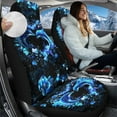 thumbnail image 2 of Garronmavis Dolphin Plush Car Seat Covers Front Seats Only 2 Pieces Set Vehicle Seat Car Covers Universal Fit for Most SUV Sedan Truck Automobile, 2 of 7
