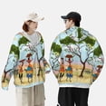 thumbnail image 4 of Balery African Women Sudadera ligera de manga larga con capucha y protección solar UPF 50+ para hombre y mujer, ideal para pesca y running-Small, 4 of 7