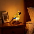 thumbnail image 4 of Stained Glass Resin Bird Night Light Portable USB Plug Lamp For Home Desk Bedroom Living Room, 4 of 5