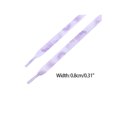 thumbnail image 3 of INSPIRE CHIC Tie-Dye Shoelaces Printed Texture Flat Shoe Lace for Sneakers Athletic 1 Pair Light Violet 120cm/47.2", 3 of 5