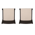 thumbnail image 6 of Powell Bilberry 25" Indoor Low Cane-Back Wood Counter Stool, Set of 2, Black/Beige, 6 of 21