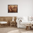 thumbnail image 3 of Stupell Industries Farmhouse Cattle & Calf Photography Gray Floating Frame Canvas Art, 31 x 25, by Nathan Larson, 3 of 7