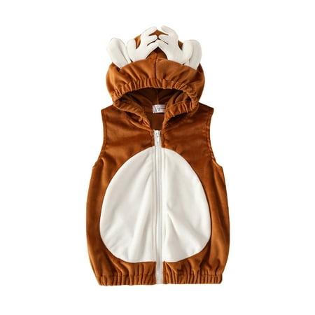 

Newborn Baby Boys Girls 3D Cartoon Animal Tiger Fox Jumpsuit Short Sleeve Hooded Button Romper Playsuit Bodysuit Onesies