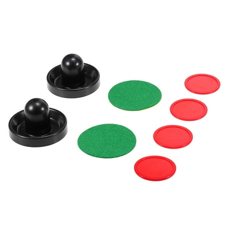 Custom Game Table Felt 1 Set Air Hockey 76mm / 96mm Mallet Pusher Puck Felt Slider Pusher Table Games Replacement Accessories Goalies ()