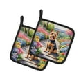 thumbnail image 2 of Australian Terrier Spring Garden Pair of Pot Holders 7.5 in x 7.5 in, 2 of 2