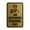 Brushed Gold, variant on Portrait Round Lab Authorized Personnel Only Sign (Black /Gold) - Small