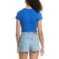 thumbnail image 2 of KatieJnyc womens  Livi Ribbed T-Shirt, xs, Blue, 2 of 3