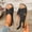 Black Wedge Shoes for Women, variant on CYMMPU Women's Crisscross Strap Slingback Wedge Sandals, Open Toe Slip On Platform Walking Shoes, Casual Summer Daily Footwear White 37
