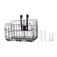 thumbnail image 4 of S SERENABLE Bike Basket Front Decor Lightweight Simple Sundries Container Cycling Basket Thick Black, 4 of 9