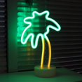 thumbnail image 3 of Lishi Palm Tree Neon Light - Bedroom and Desktop Decor - Battery/USB Powered LED Light, 3 of 5