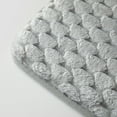 thumbnail image 3 of (3 pack) Mainstays Soft Silver Plush Tile Bubble Bath Rug Set, 2-Piece, 3 of 5