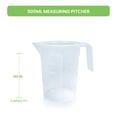 thumbnail image 4 of Appletofu 500ml Plastic Graduated Measuring Pitcher - Stackable Mixing and Measuring Cup (0.5 Liter), 4 of 8