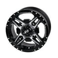 thumbnail image 1 of 4/110 Tusk Beartooth Wheel 12x7 5.0 + 2.0 Machined/Black For KAWASAKI BRUTE FORCE 750 4x4i EPS Camo 2022-2023, 1 of 7