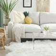 thumbnail image 3 of Nourison Plush Yellow Decorative Throw Pillow , 20" X 12", 3 of 5