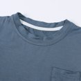 thumbnail image 5 of Lovzfmll T-Shirts for Boys & Girls, Solid Color Pocket Short Sleeve Tee, Casual Loose Fit Pullover Classic T-Shirt for Infant 9-12 Months, 5 of 9