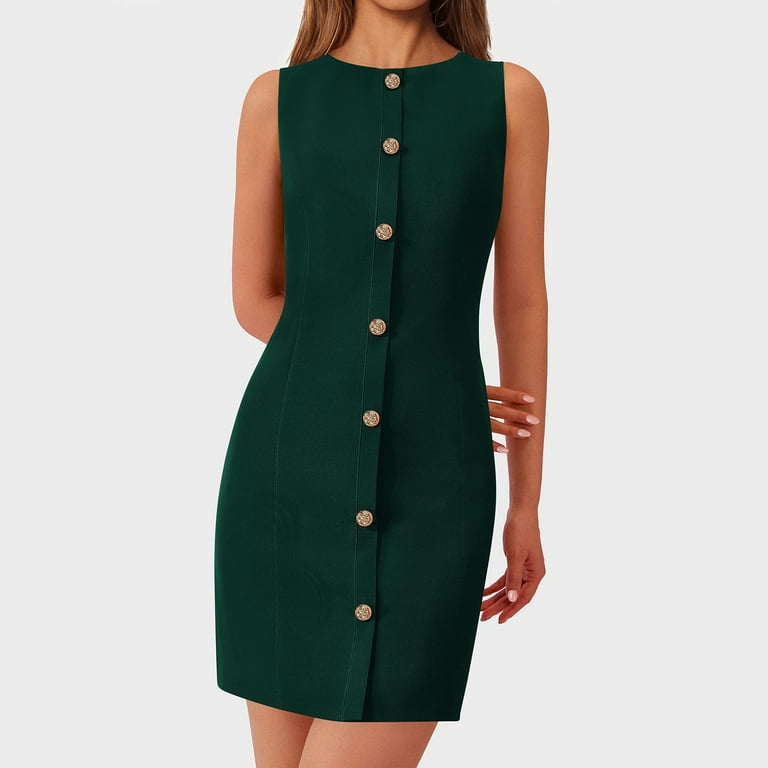Business Casual Dresses Everyday Work Dresses Bbyeadc Green Work Dresses For Women 2025 Sleeveless Back Zipper Business Casual Dresses Everyday Work Dresses Bbyeadc Green Work Dresses For Women 2025 Sleeveless Back Zipper