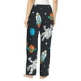 thumbnail image 3 of Sigee Space Print Women's Soft Pajama Pants - Breathable and Comfortable Lounge Sleep Bottoms with Elastic Waistband and Pockets-XX-Large, 3 of 9