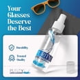 thumbnail image 4 of Limpiador de gafas Purity Mega Pack, botellas de 60 ml y 240 ml con paño, 4 of 7