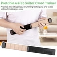 thumbnail image 3 of Entrenador de acordes Anjetan para guitarra de bolsillo, 6 trastes con dedo de arce, 3 of 7