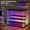 Black-colorful Light, variant on LED Acrylic Display Case, 4 Tier Dustproof Display Box with RGB Lights, 358 Modes, Adjustable Brightness & Speed, Display for Collectible Figures, 12.4x9.6x10.4 in