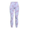 thumbnail image 5 of Renewold Axolotl Star Violet Yoga Pants for Women with Pockets Full Length Workout Yoga Pants High Waisted Tummy Control Athletic Pants Activewear Casual Leggings, M, 5 of 8