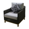 thumbnail image 6 of Teva Patio Furniture Napa Brown/Beige Wicker Club Chair with Silver Grey Cushion, 6 of 6