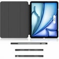 thumbnail image 2 of SuperShield Case With Protector for iPad Air 11 Inch Case M3/M2, iPad Air 7th/6th/5th/4th Generation Case (2025/2024/2022/2020), Slim Folio Stand Durable Protection Cover, Black, 2 of 5
