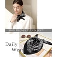 thumbnail image 5 of Dailyacc Hair Bandanas Scarf For Women Lightweight Fashion Neck Silk Satin Head Scarves For Sleeping Handbags Scarf, 5 of 10