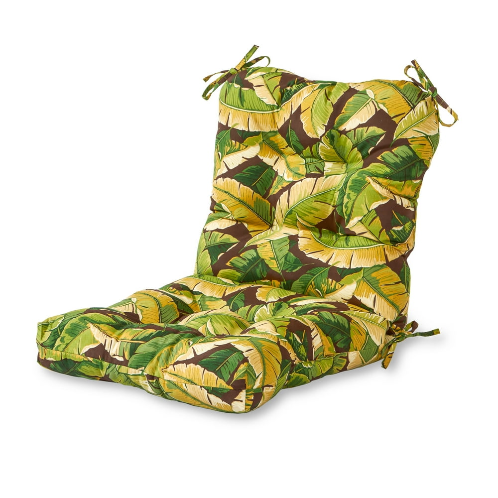 Greendale Home Fashions Palm Leaves Outdoor Chair Cushion - Walmart.com